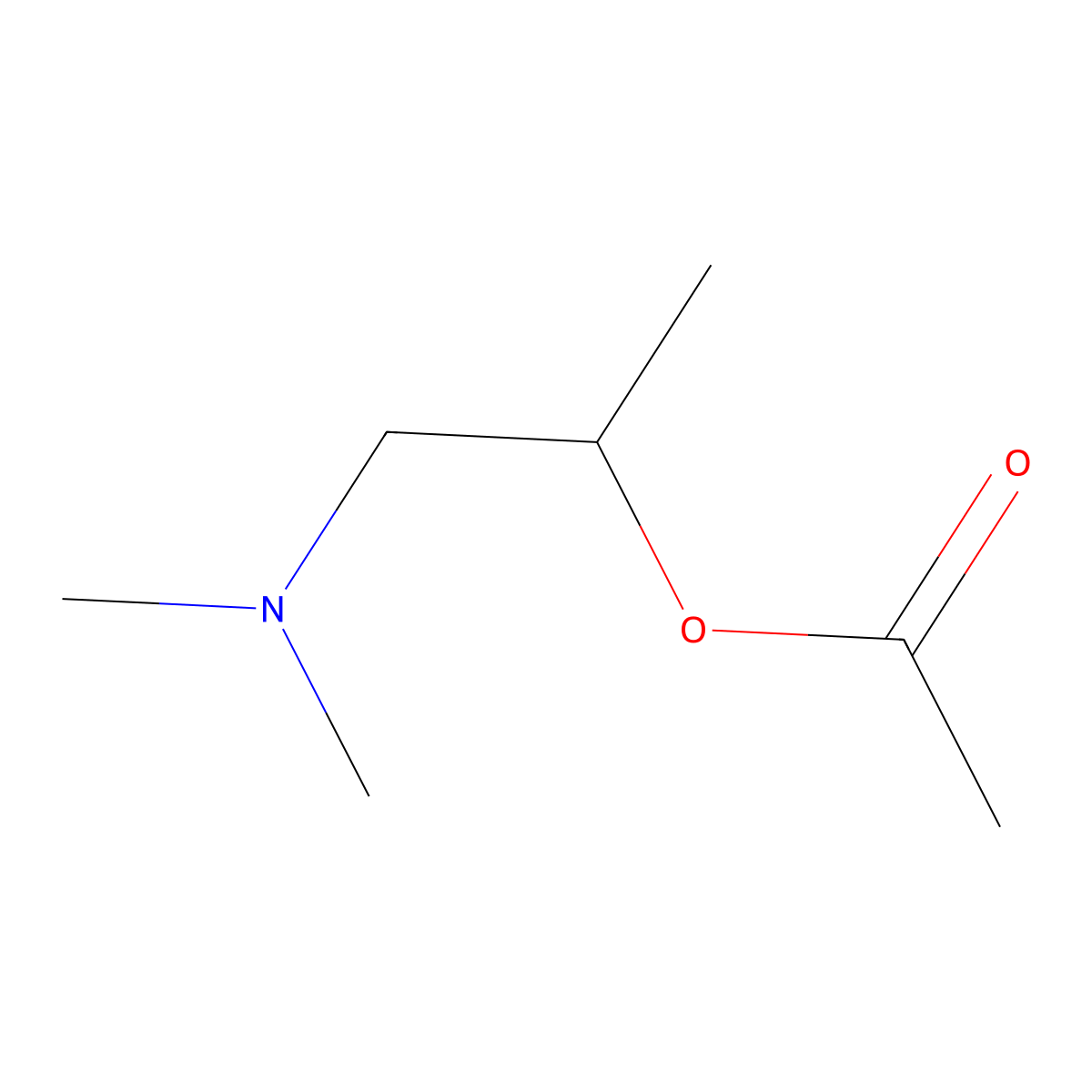 1-(Dimethylamino)propan-2-yl acetate molecular structure, CAS 32188-28-6