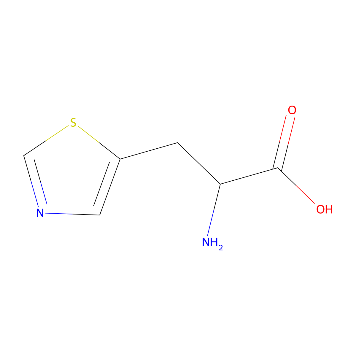 3-(1,3-Thiazol-5-yl)-D-alanine molecular structure, CAS 321885-21-6