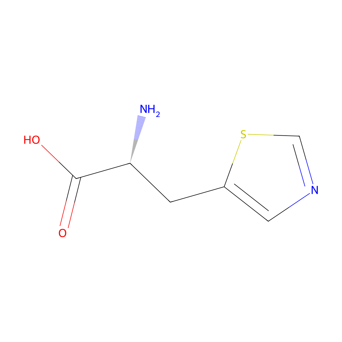 3-(1,3-Thiazol-5-yl)-D-alanine molecular structure, CAS 321885-21-6