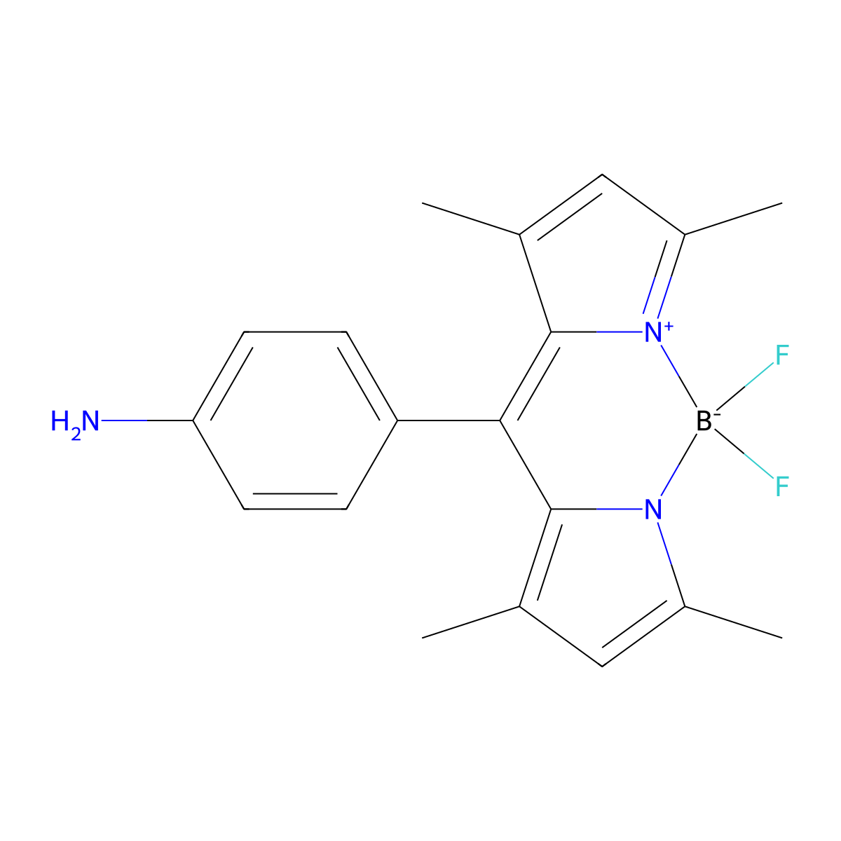 8-(4-Anilino) Bodipy molecular structure, CAS 321895-93-6