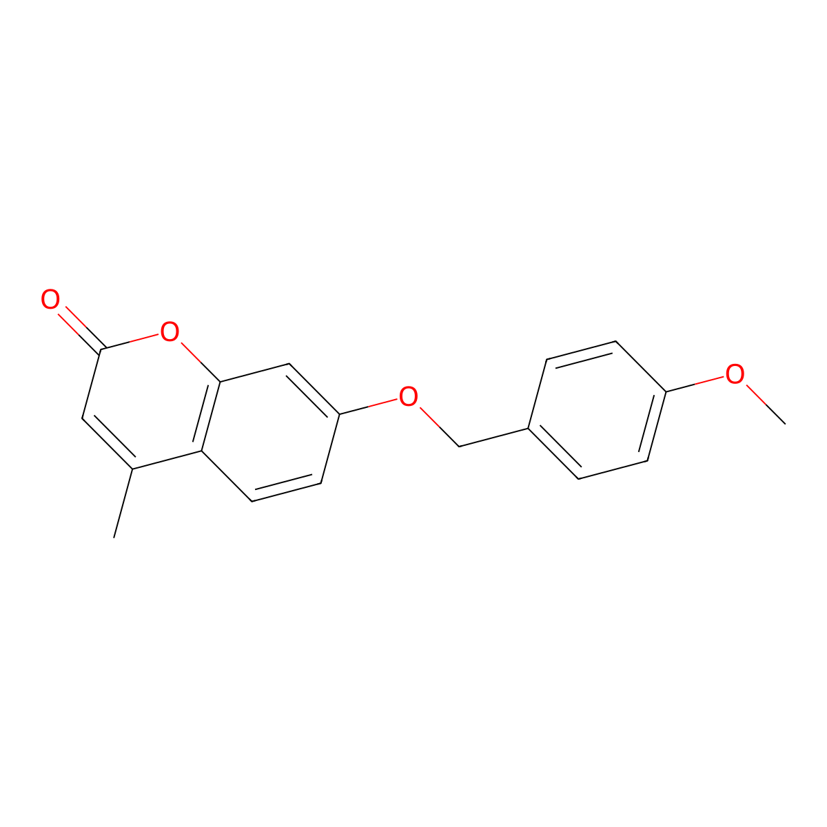 7-(4-Methoxy-benzyloxy)-4-methyl-chromen-2-one molecular structure, CAS 321973-52-8