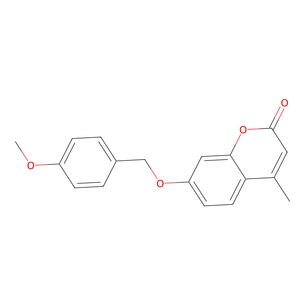 7-(4-Methoxy-benzyloxy)-4-methyl-chromen-2-one molecular structure, CAS 321973-52-8
