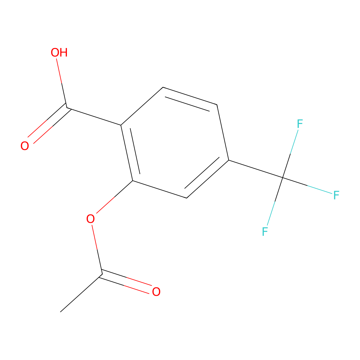 Triflusal molecular structure, CAS 322-79-2