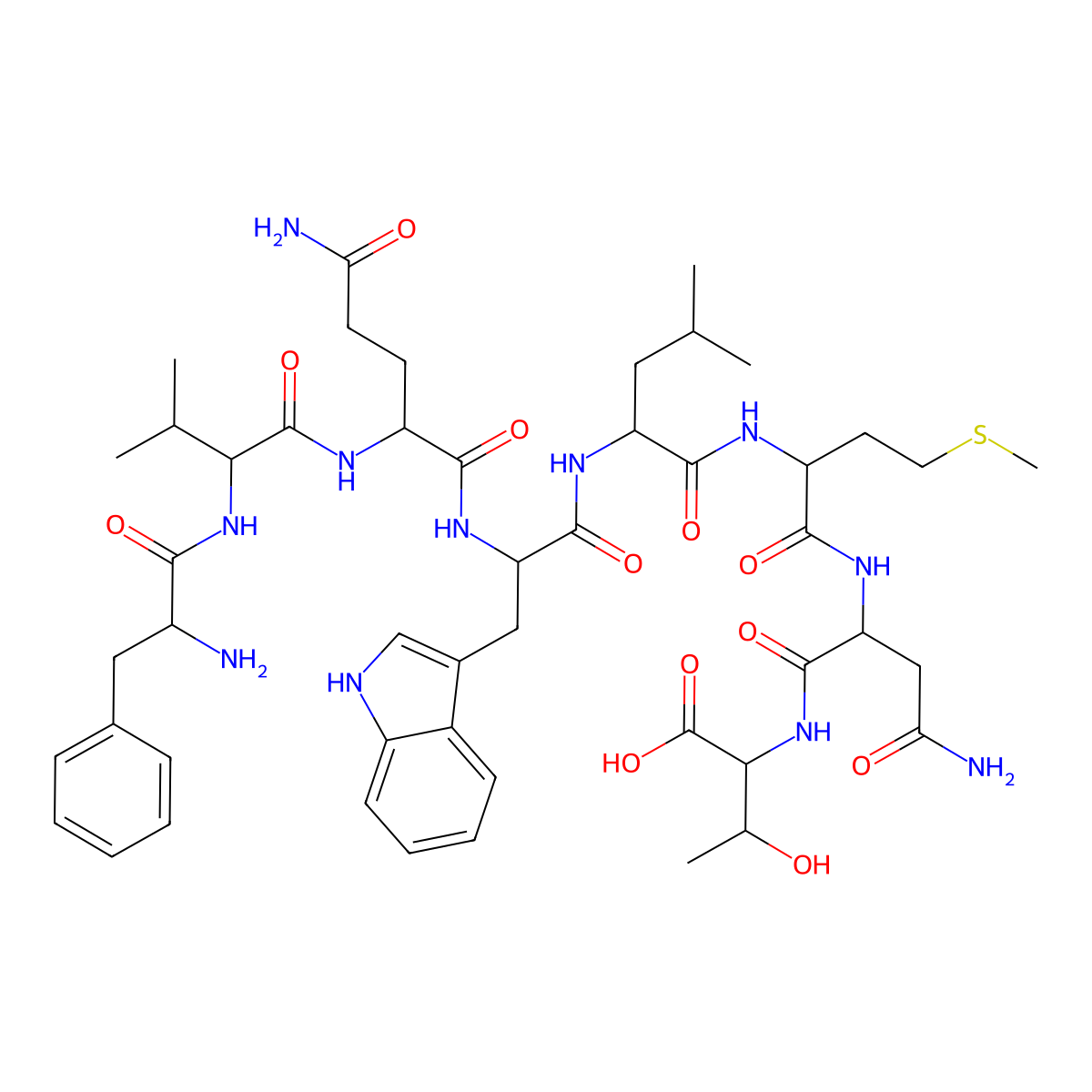 Glucagon (22-29) molecular structure, CAS 32204-93-6