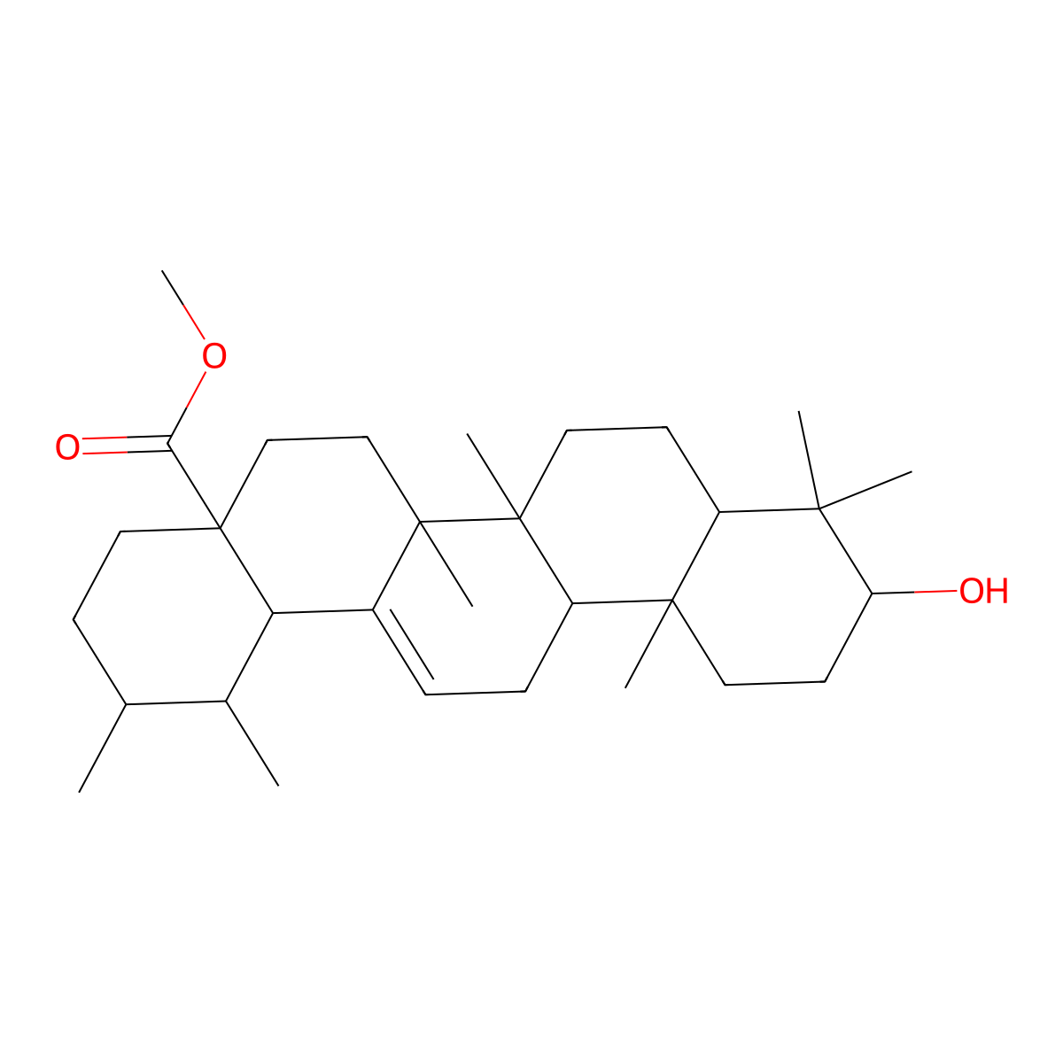 Methyl Ursolate molecular structure, CAS 32208-45-0