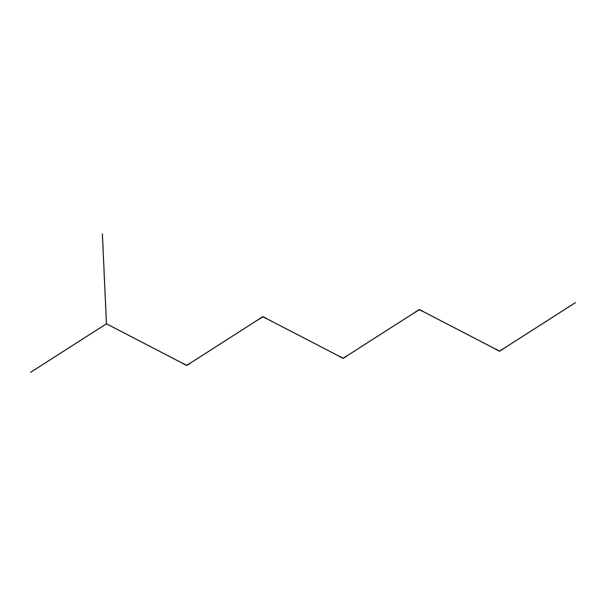 2-Methyloctane molecular structure, CAS 3221-61-2