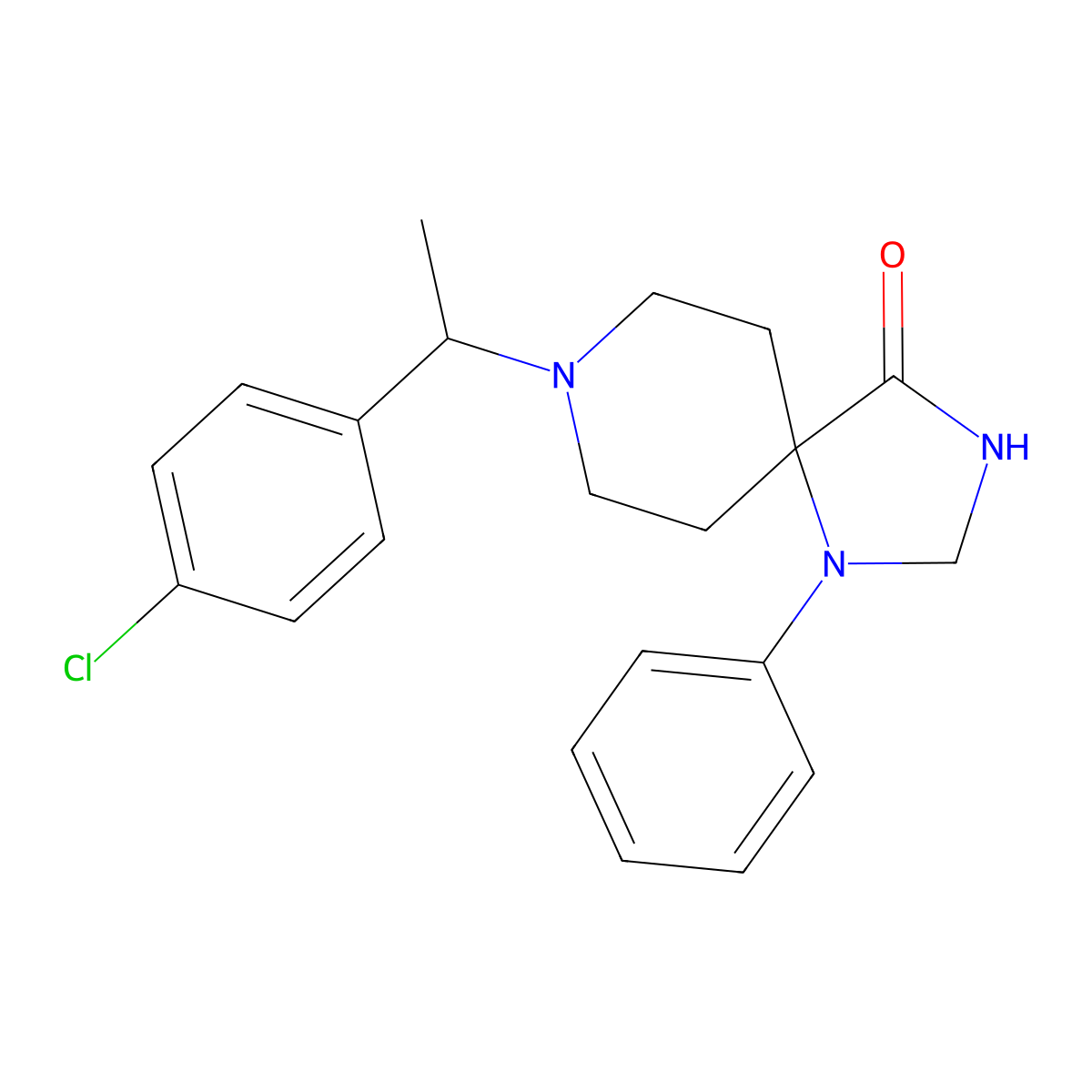 R-6890 (spirochlorphine) molecular structure, CAS 3222-88-6