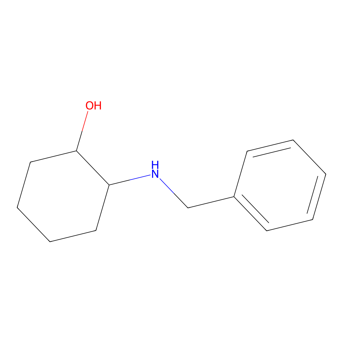 (1S,2S)-2-(benzylamino)cyclohexanol molecular structure, CAS 322407-34-1