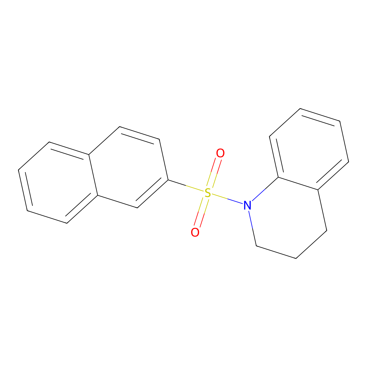 1-(Naphthalene-2-sulfonyl)-1,2,3,4-tetrahydro-quinoline molecular structure, CAS 322413-96-7