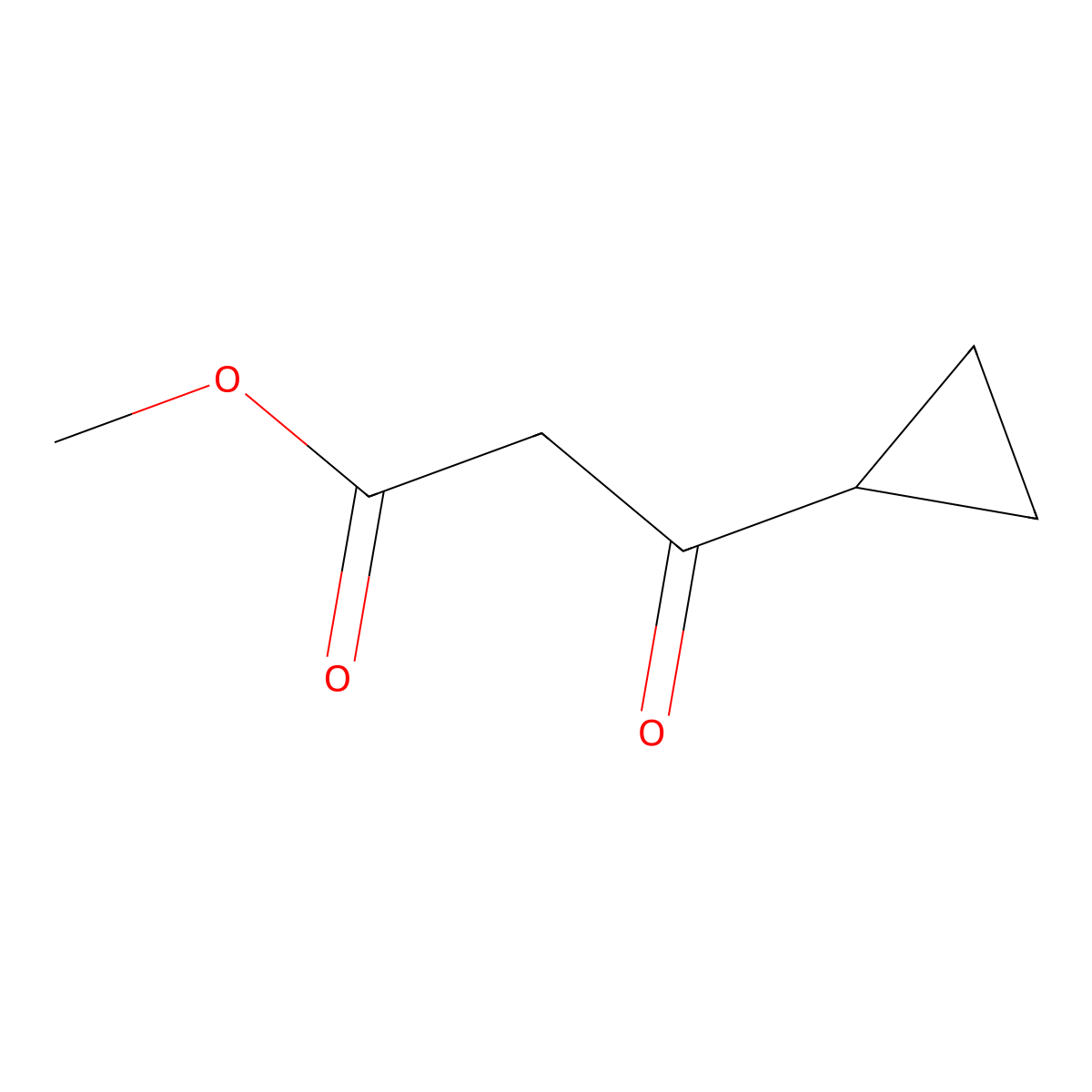 3-Cyclopropyl-3-Oxopropionic Acid Methyl Ester molecular structure, CAS 32249-35-7