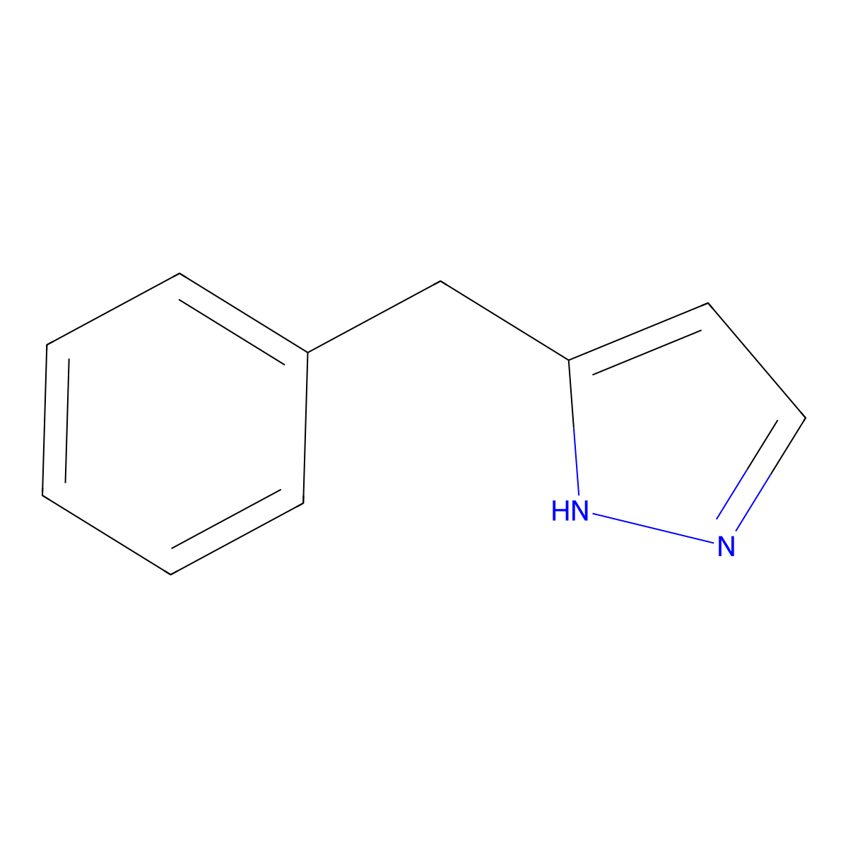 5-benzyl-1H-pyrazole molecular structure, CAS 32251-82-4