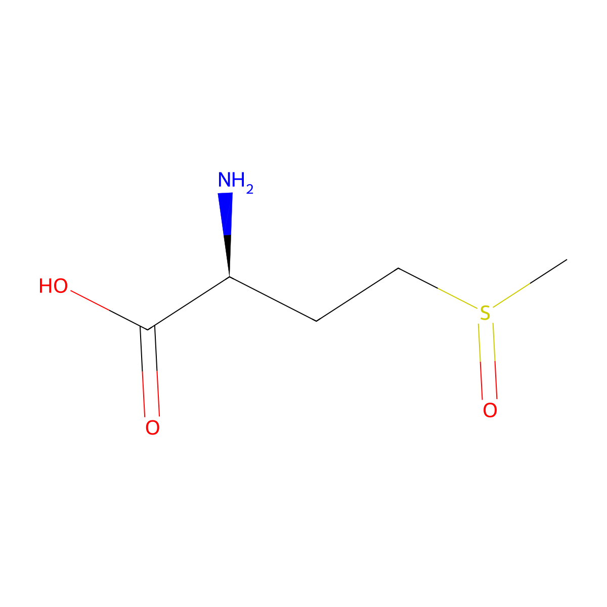Methionine Sulfoxide molecular structure, CAS 3226-65-1