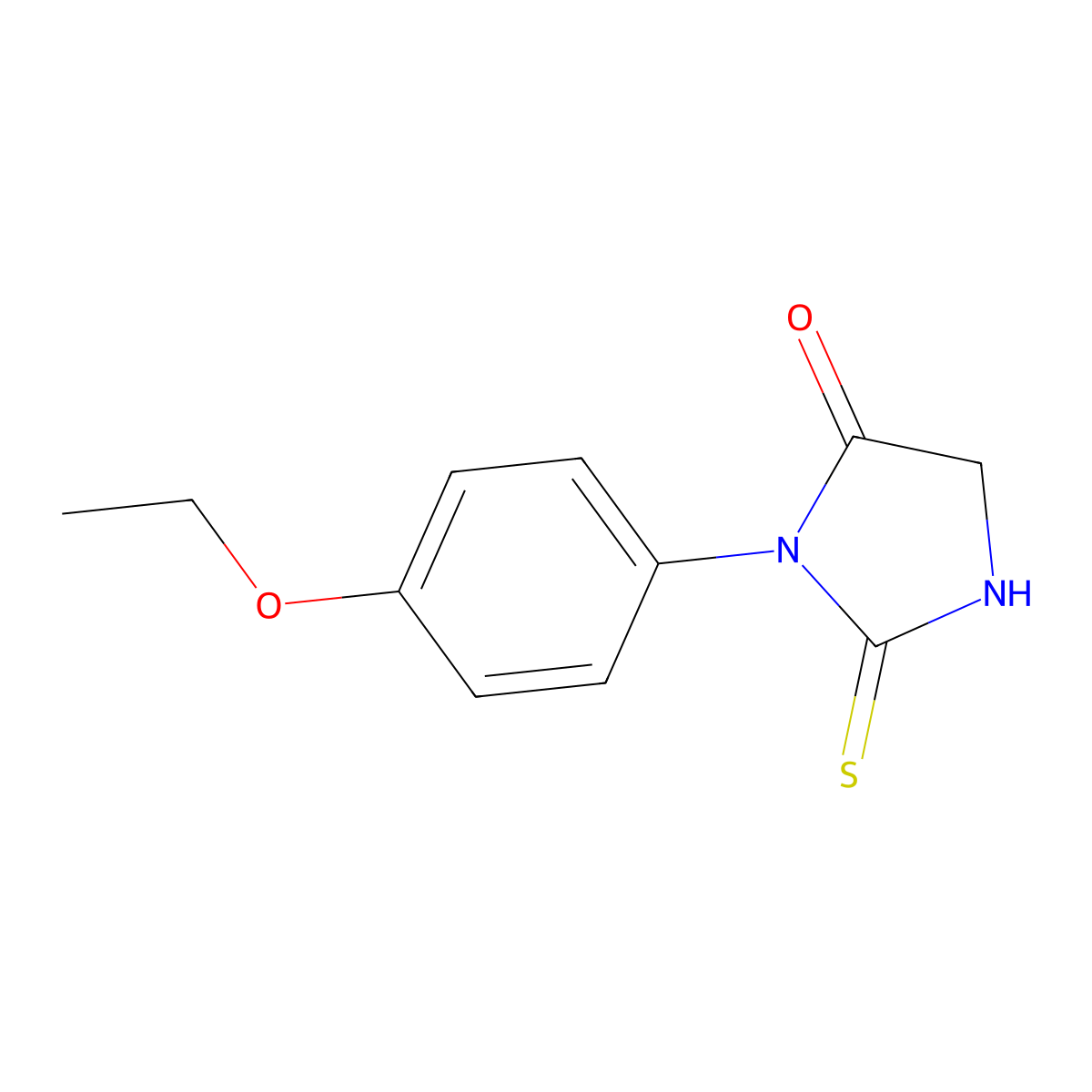 3-(4-Ethoxyphenyl)-2-sulfanyl-3,5-dihydro-4H-imidazol-4-one molecular structure, CAS 32261-88-4