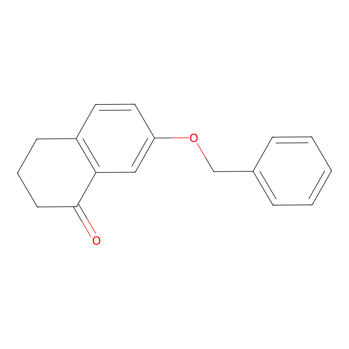 7-(Benzyloxy)-3,4-dihydronaphthalen-1(2H)-one molecular structure, CAS 32263-64-2