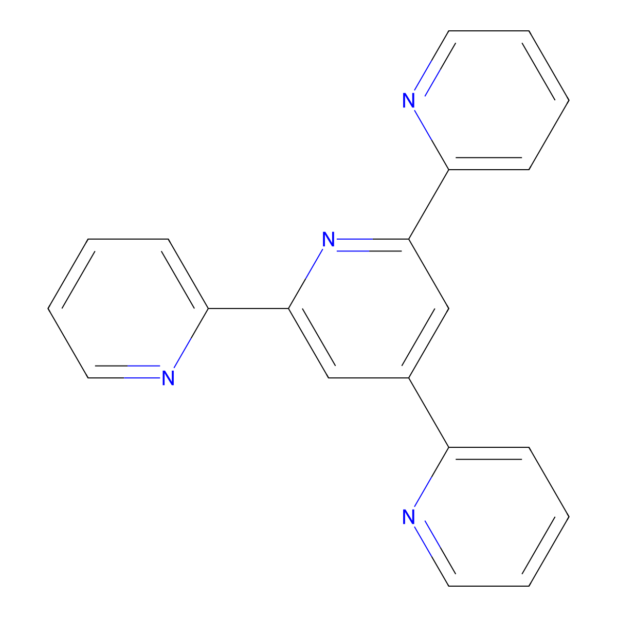 2,2':4',2''-Terpyridine, 6'-(2-pyridinyl)- molecular structure, CAS 322637-99-0