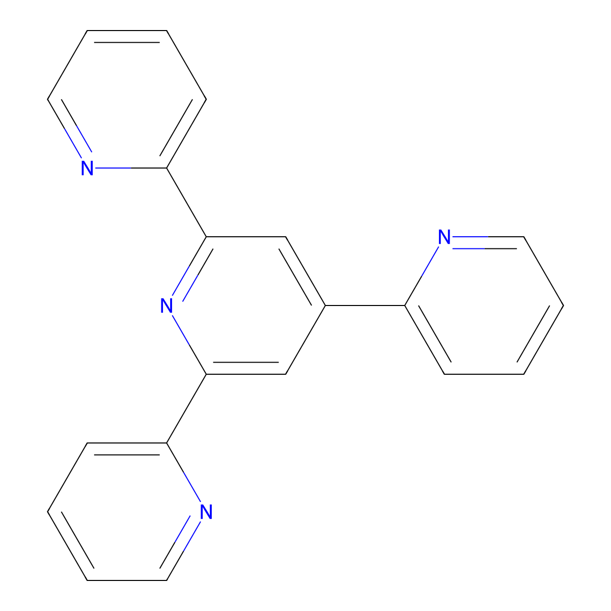 2,2':4',2''-Terpyridine, 6'-(2-pyridinyl)- molecular structure, CAS 322637-99-0