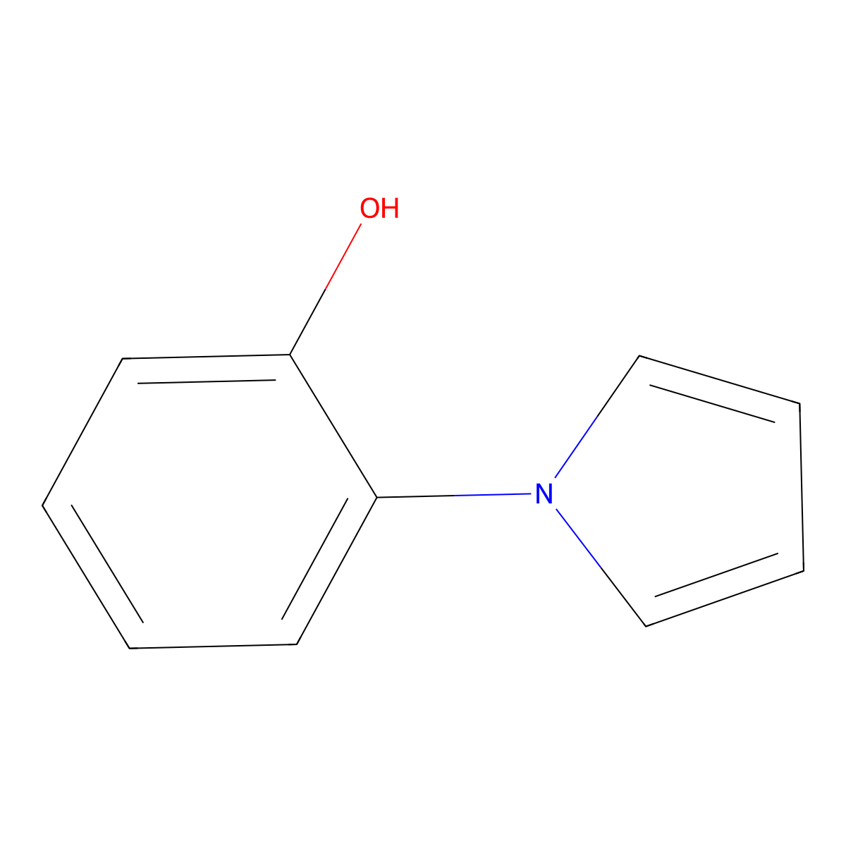 2-(1H-Pyrrol-1-Yl)Phenol molecular structure, CAS 32277-91-1