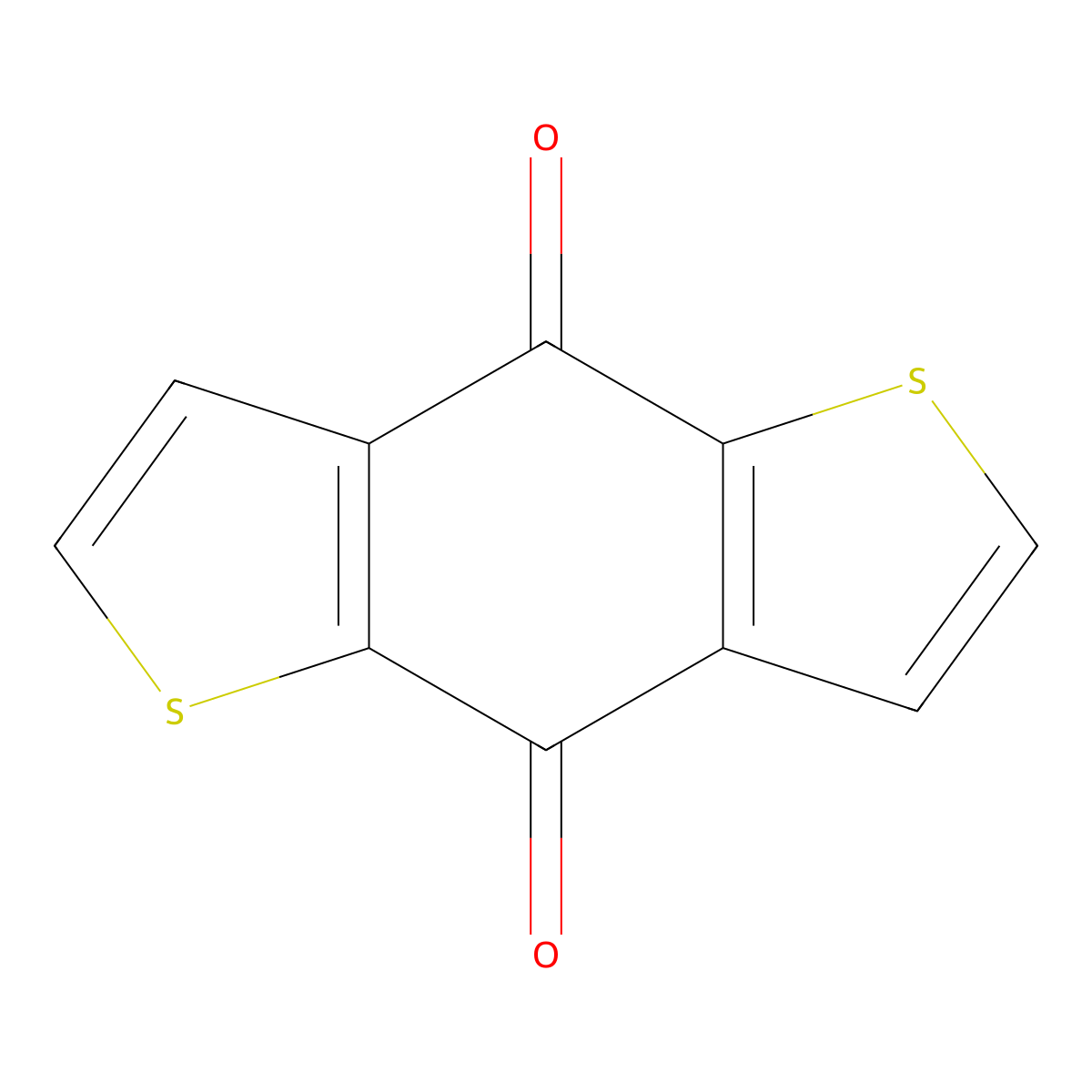 (Benzo(1,2-b:4,5-b)dithiophene-4,8-dione) molecular structure, CAS 32281-36-0