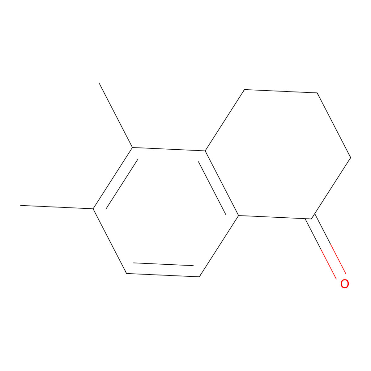 1(2H)-Naphthalenone, 3,4-dihydro-5,6-dimethyl- molecular structure, CAS 32281-65-5