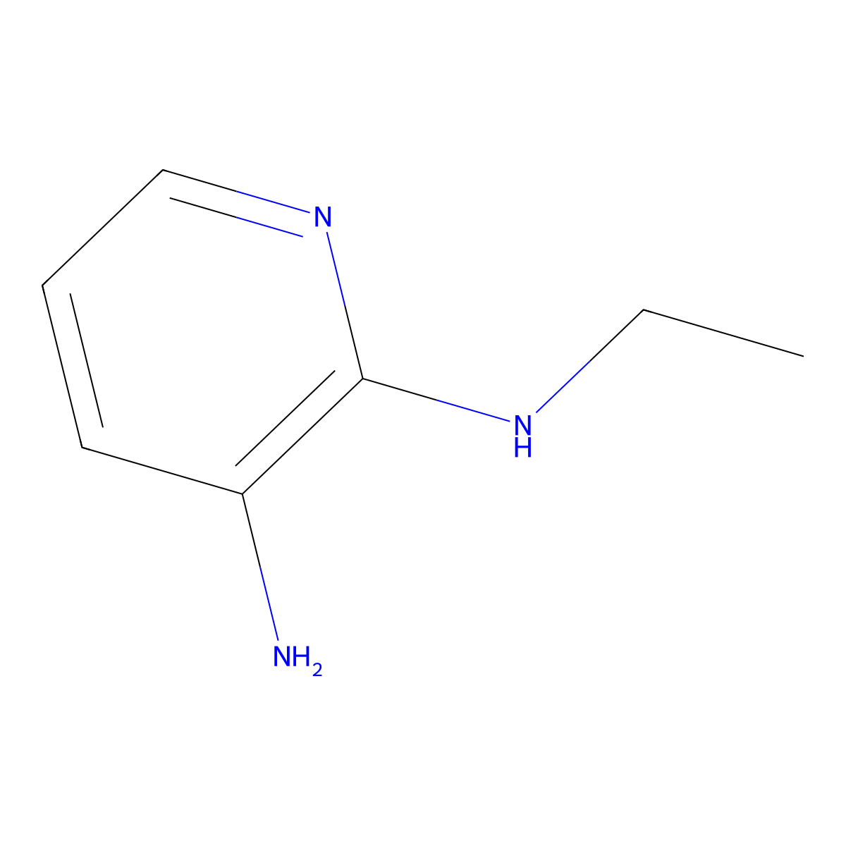 N2-ethylpyridine-2,3-diamine molecular structure, CAS 32282-06-7