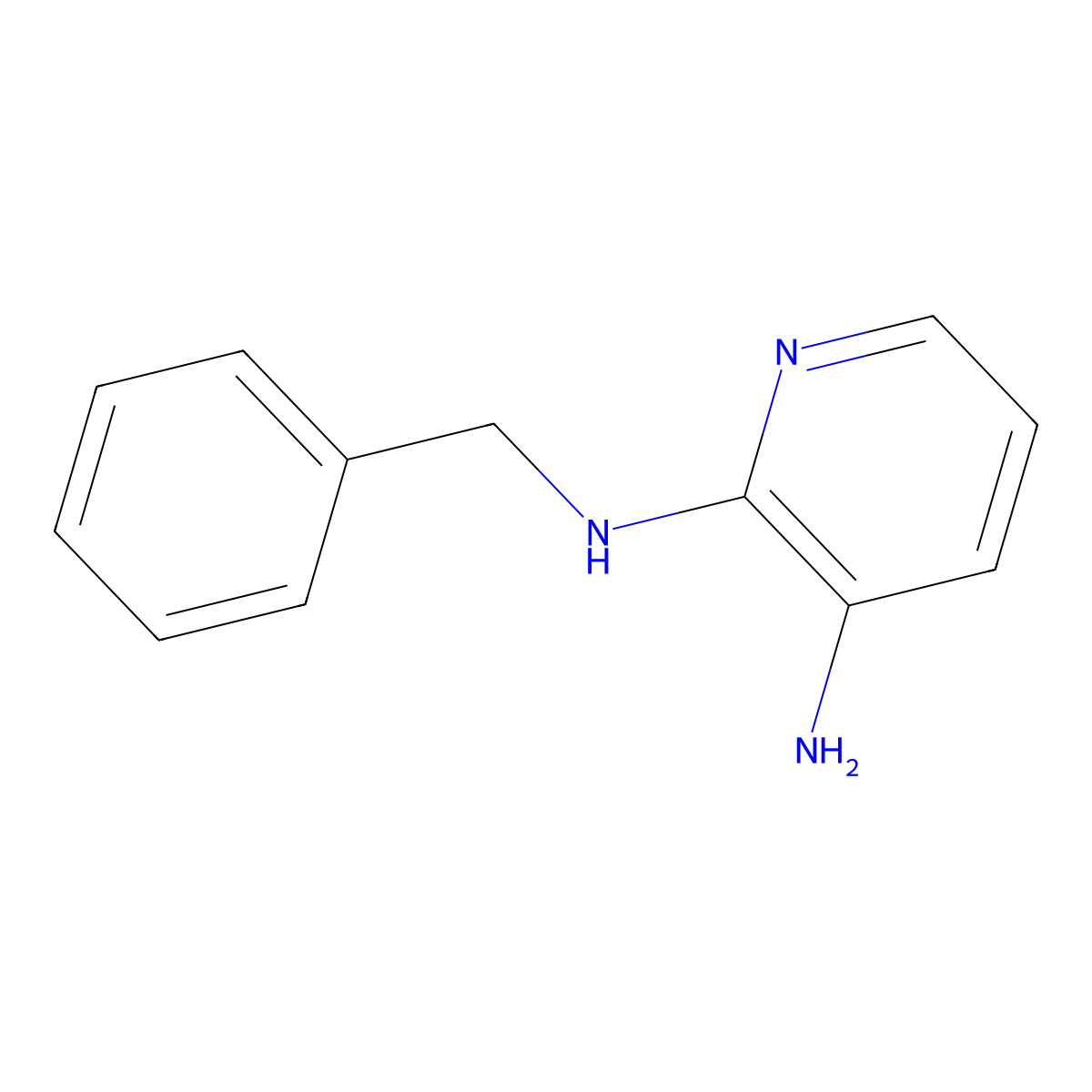 N2-Benzyl-2,3-pyridinediamine molecular structure, CAS 32282-07-8