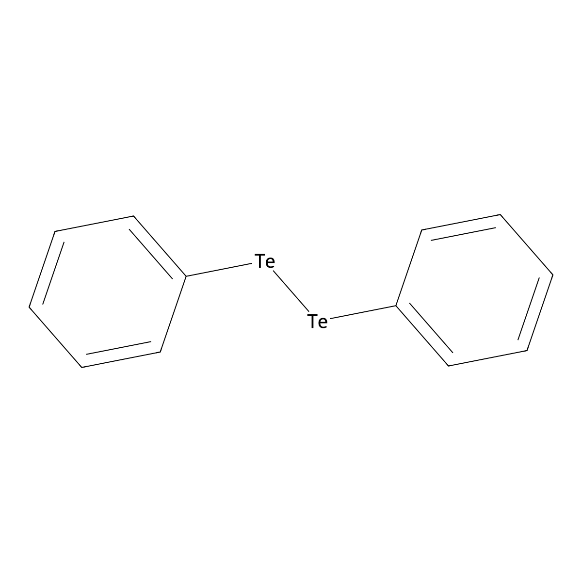 Diphenyl ditelluride molecular structure, CAS 32294-60-3