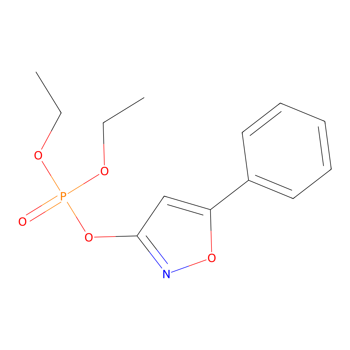 Isoxathion-oxon molecular structure, CAS 32306-29-9