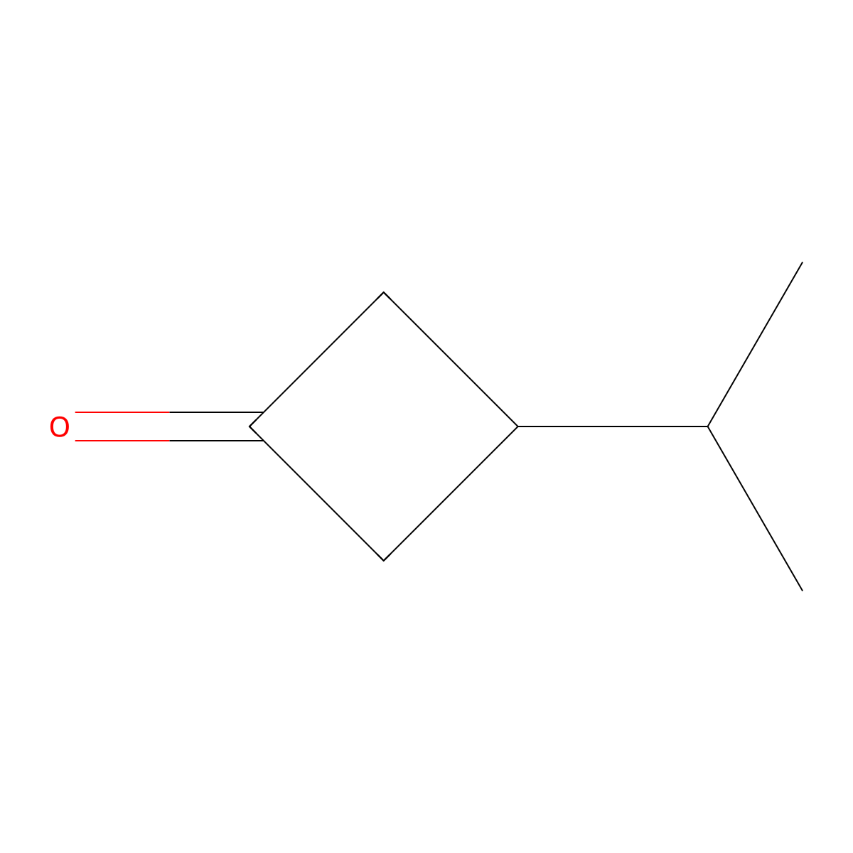 3-(Propan-2-yl)cyclobutan-1-one molecular structure, CAS 32314-56-0