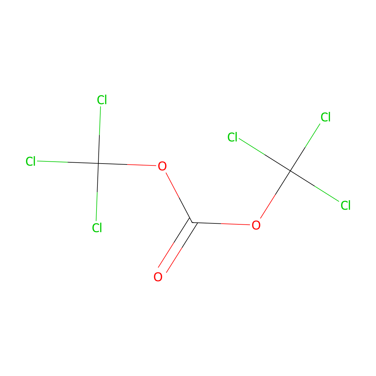 Triphosgene molecular structure, CAS 32315-10-9