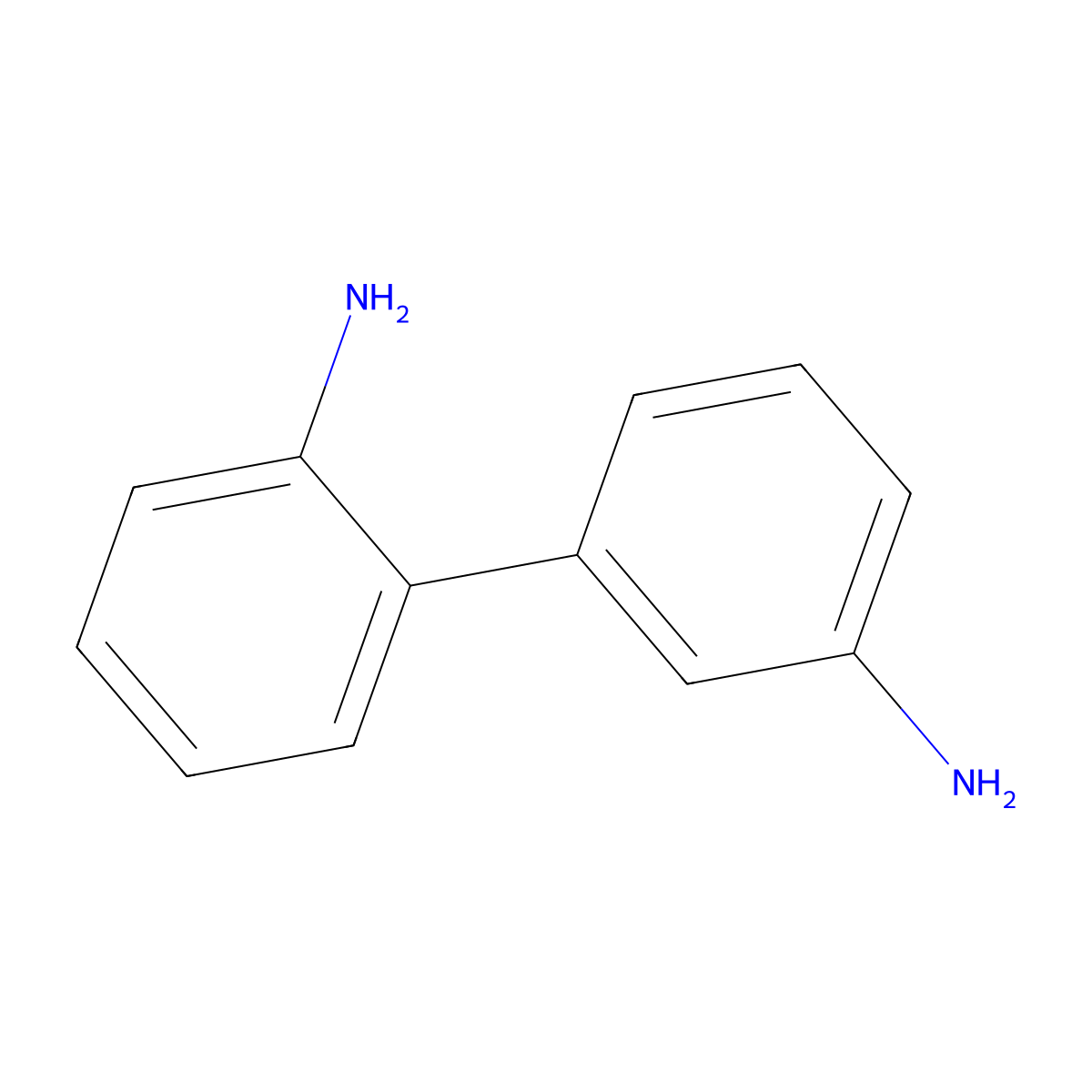 (1,1'-Biphenyl)-2,3'-diamine molecular structure, CAS 32316-89-5
