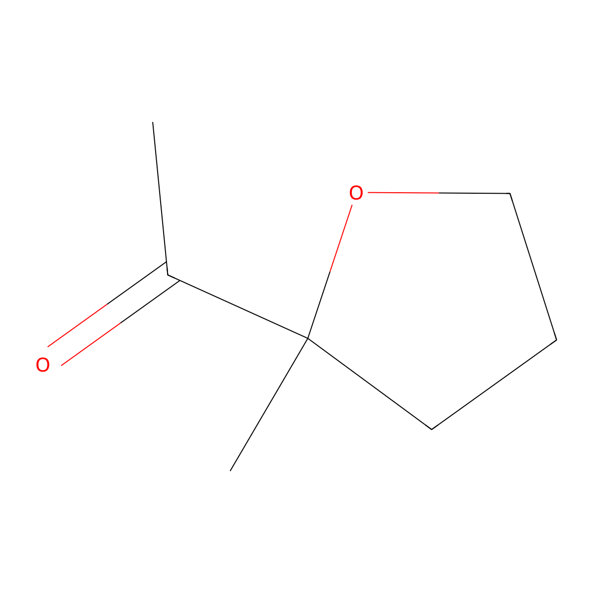 1-(2-Methyloxolan-2-yl)ethan-1-one molecular structure, CAS 32318-87-9