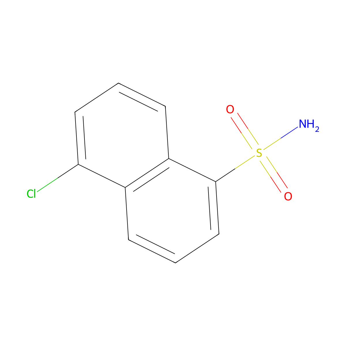 5-Chloronaphthalene-1-sulfonamide molecular structure, CAS 32327-43-8