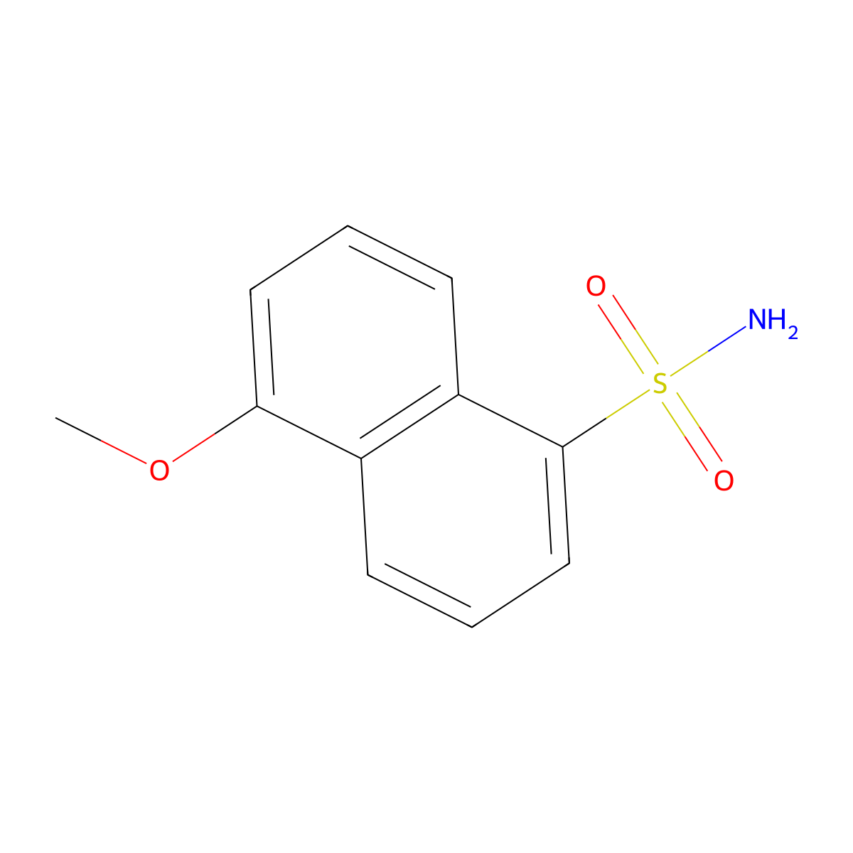 5-Methoxynaphthalene-1-sulfonamide molecular structure, CAS 32327-46-1