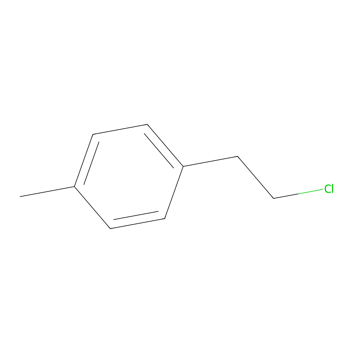1-(2-Chloroethyl)-4-methylbenzene molecular structure, CAS 32327-68-7