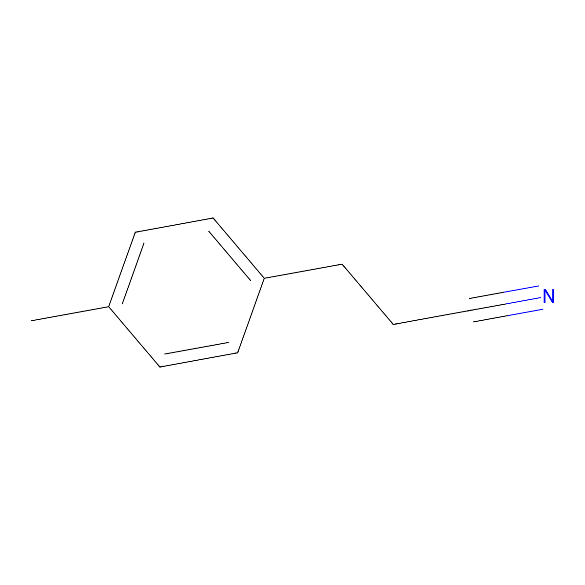 3-(4-Methylphenyl)propanenitrile molecular structure, CAS 32327-69-8