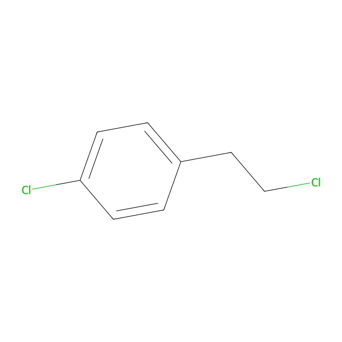 2-(4-Chlorophenyl)ethyl chloride molecular structure, CAS 32327-70-1