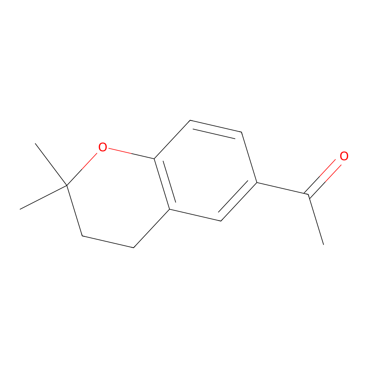 2,2-Dimethyl-6-acetylchroman molecular structure, CAS 32333-31-6