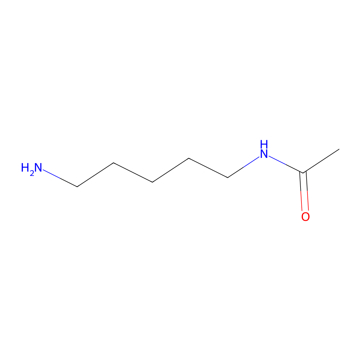 N-Acetylcadaverine molecular structure, CAS 32343-73-0