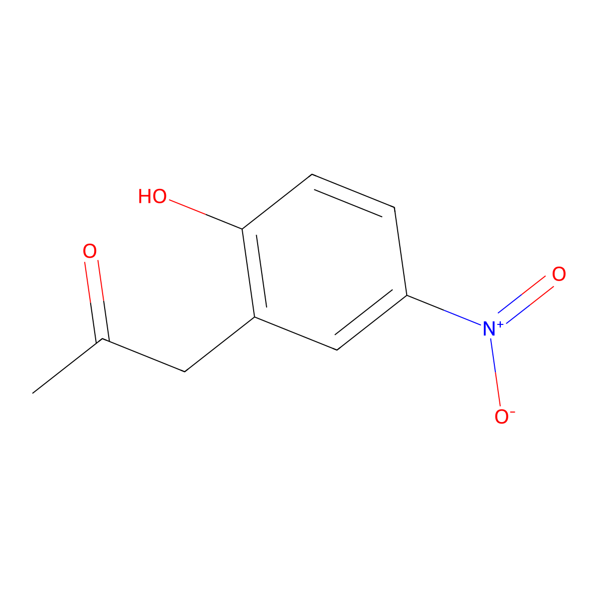 1-(2-Hydroxy-5-nitrophenyl)propan-2-one molecular structure, CAS 32345-10-1