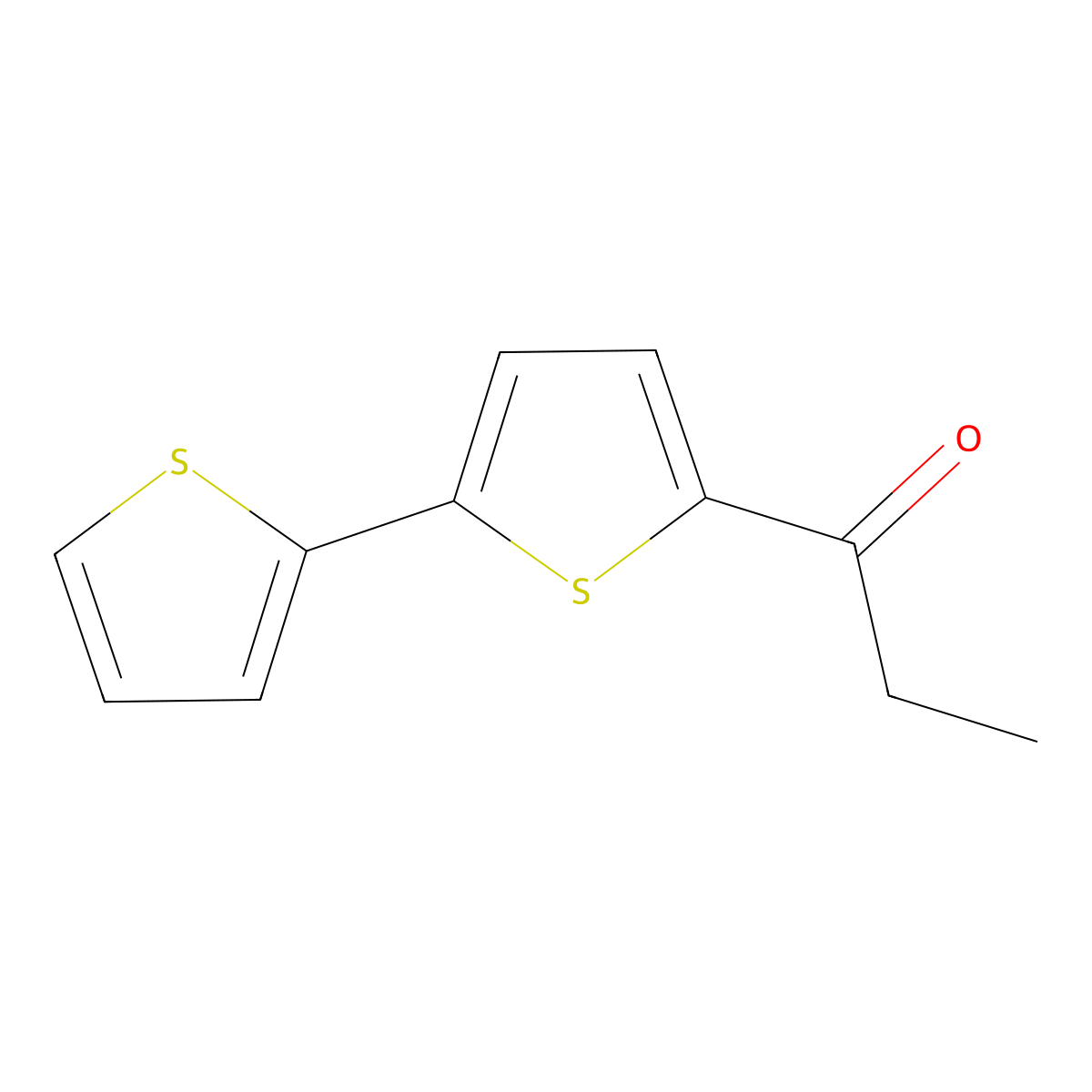 1-([2,2'-Bithiophen]-5-yl)propan-1-one molecular structure, CAS 32358-91-1