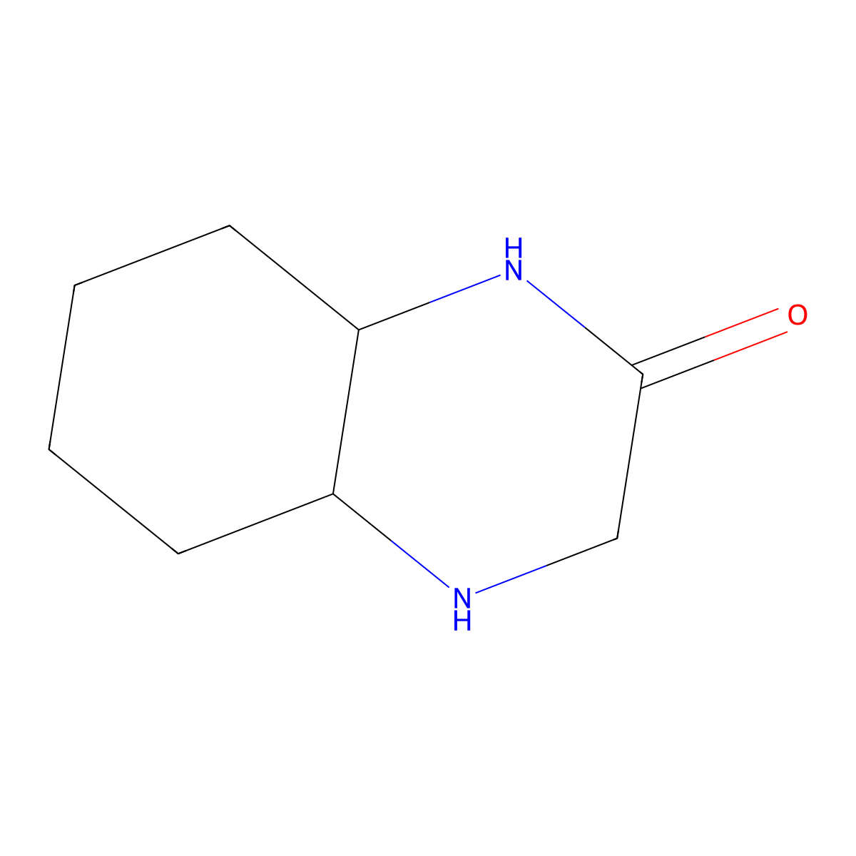 Octahydroquinoxalin-2(1H)-one molecular structure, CAS 323580-96-7