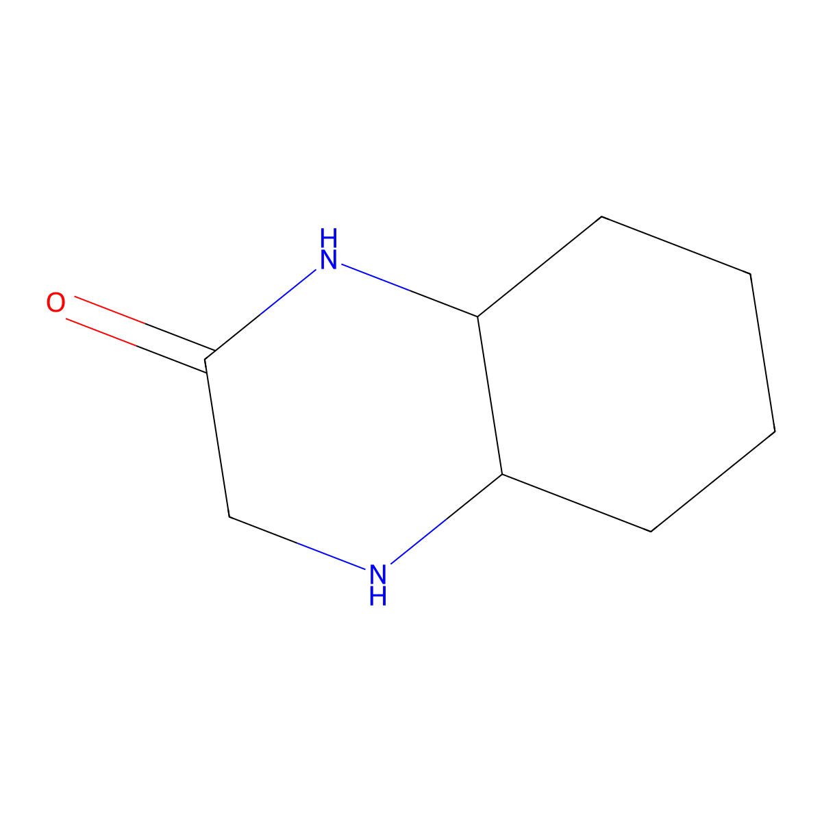 Octahydroquinoxalin-2(1H)-one molecular structure, CAS 323580-96-7