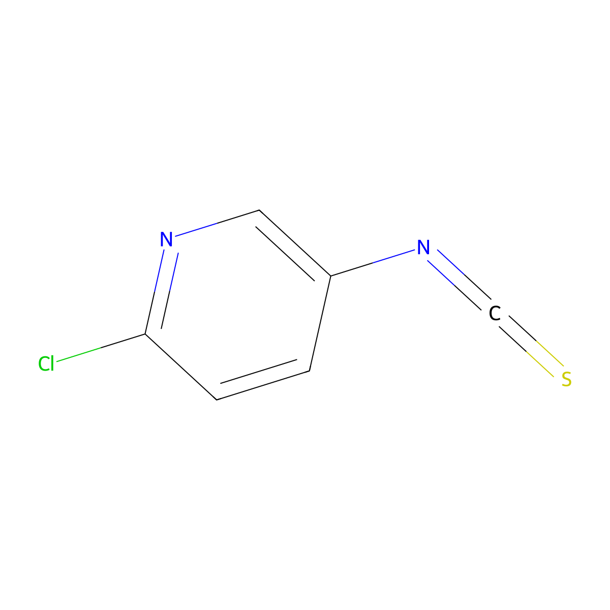 2-Chloro-5-isothiocyanatopyridine molecular structure, CAS 323588-81-4