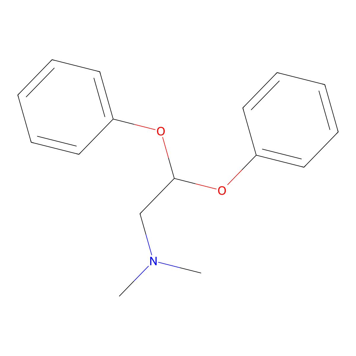 Medifoxamine molecular structure, CAS 32359-34-5
