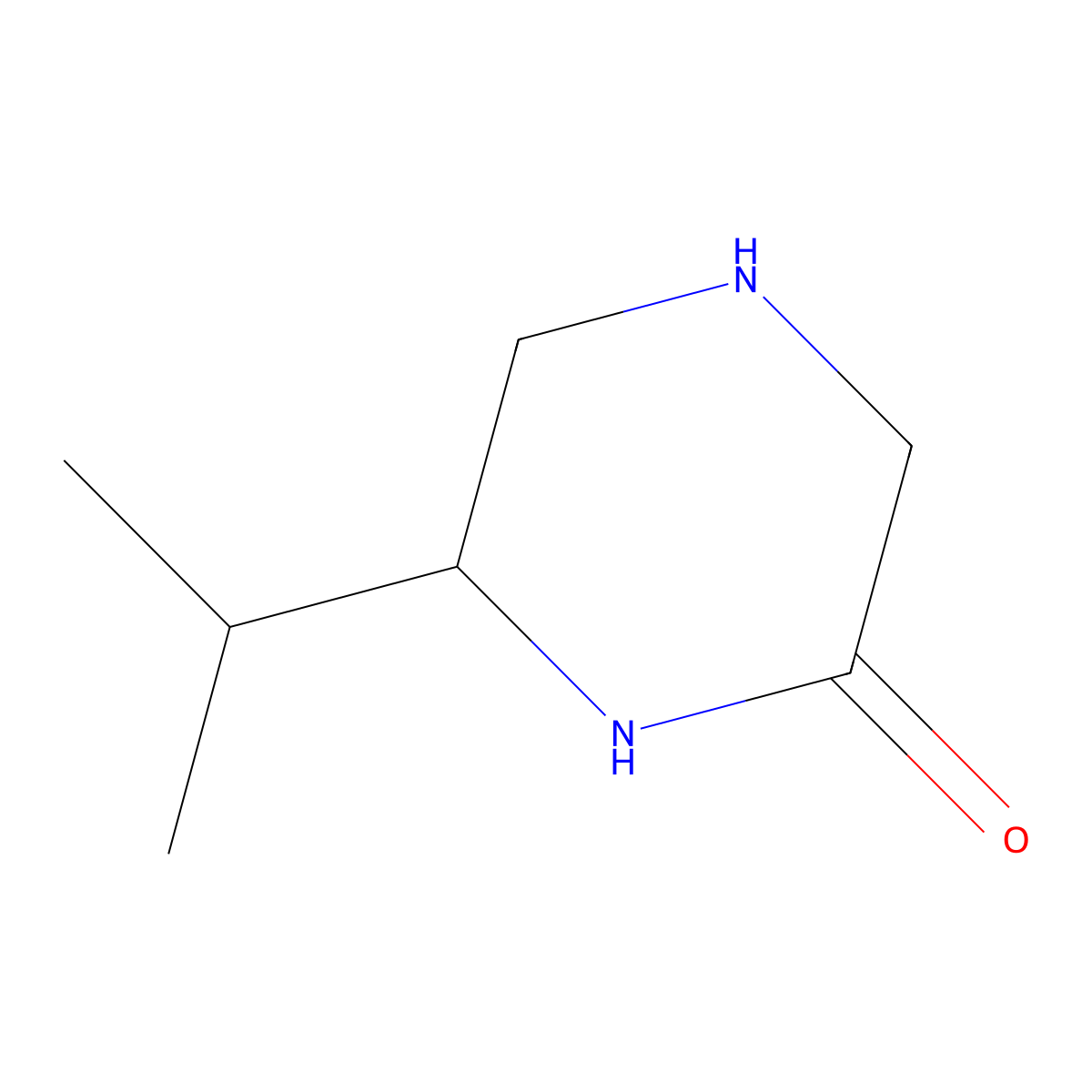 (R)-6-Isopropylpiperazin-2-one molecular structure, CAS 323592-61-6