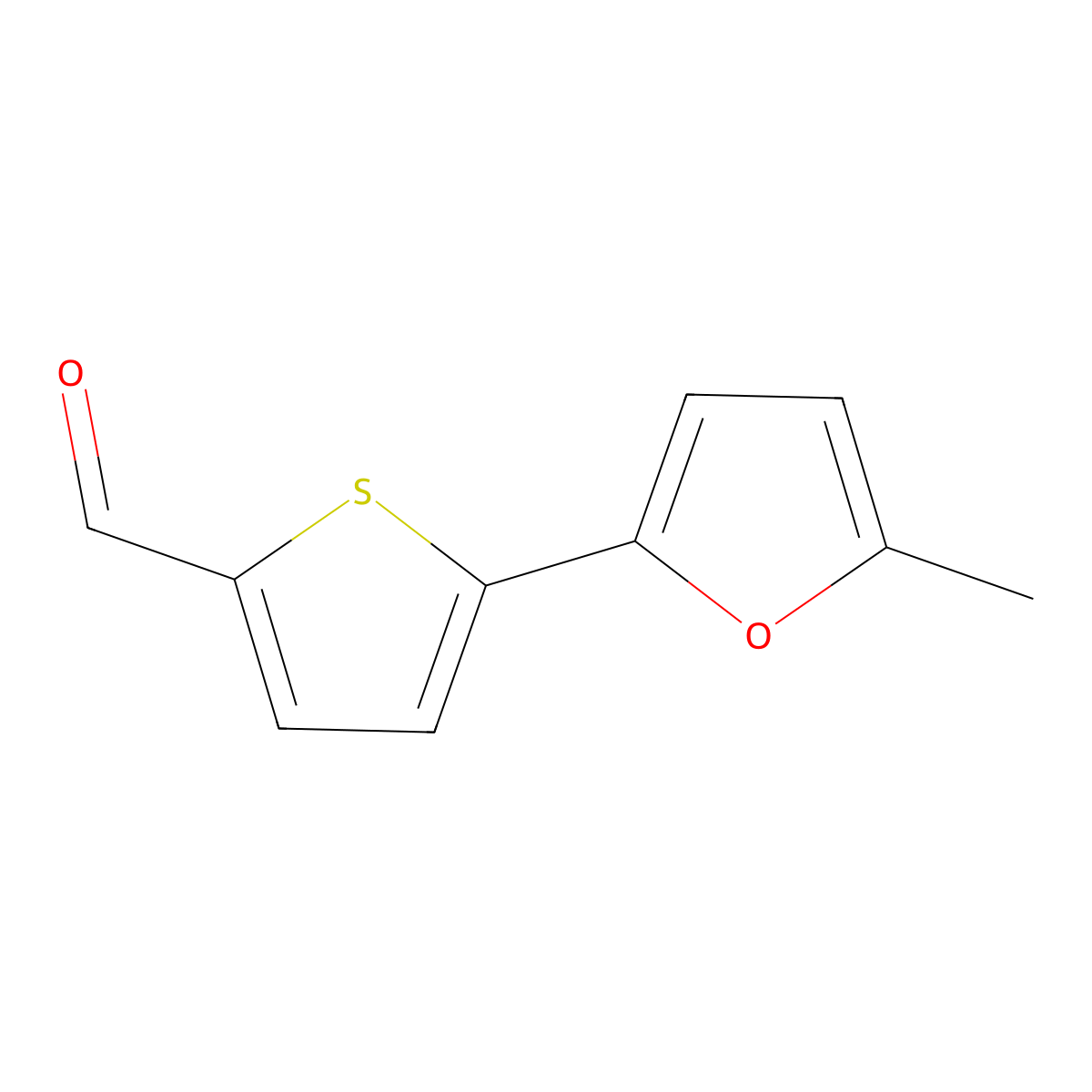 5-(5-Methylfuran-2-yl)thiophene-2-carbaldehyde molecular structure, CAS 32364-29-7