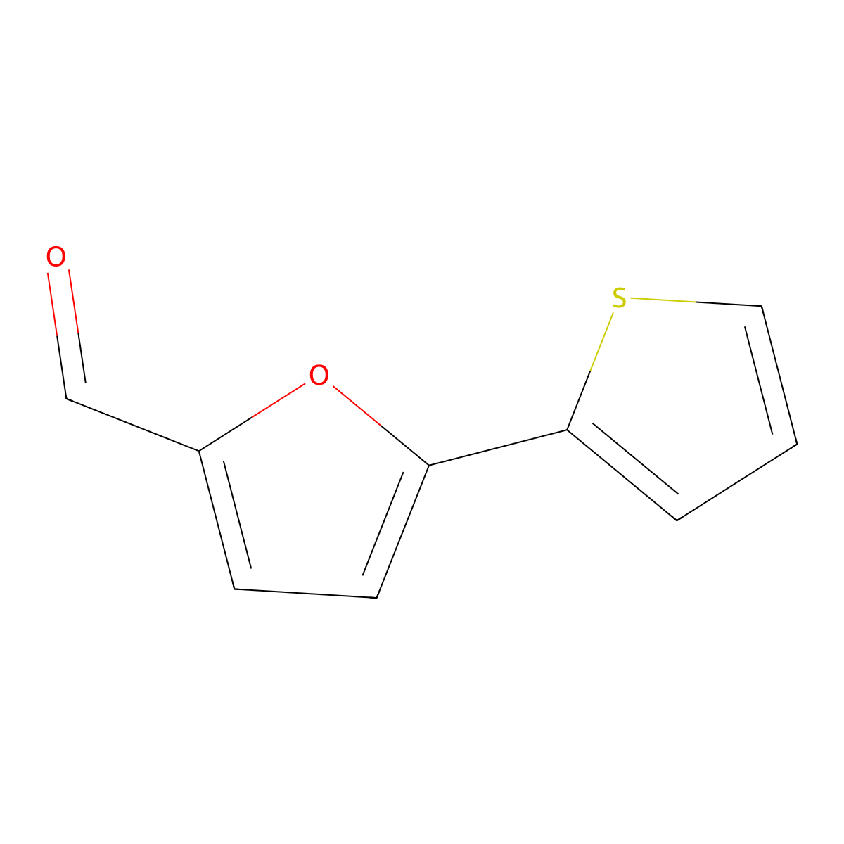 5-Thien-2-yl-2-furaldehyde molecular structure, CAS 32364-30-0
