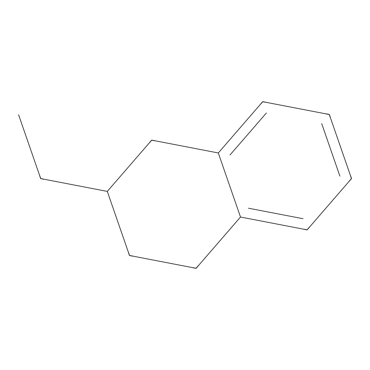 2-Ethyltetralin molecular structure, CAS 32367-54-7