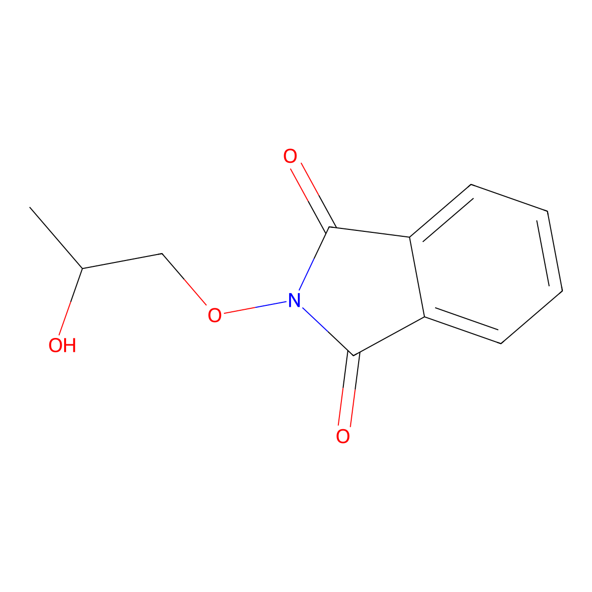 2-(2-Hydroxypropoxy)isoindoline-1,3-dione molecular structure, CAS 32380-70-4
