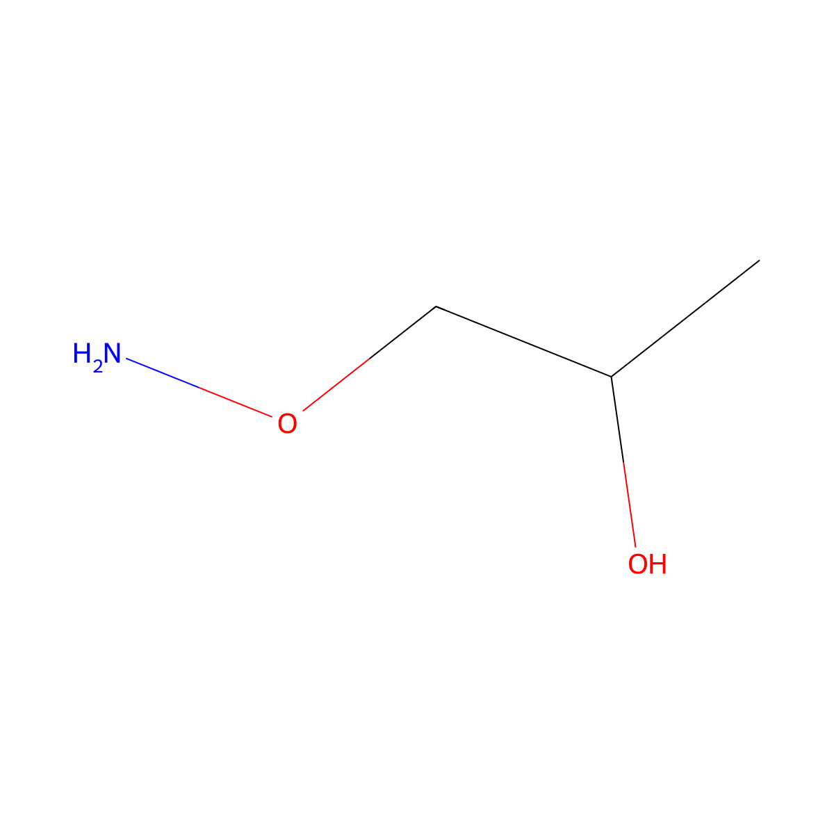 1-(Aminooxy)propan-2-ol molecular structure, CAS 32380-74-8